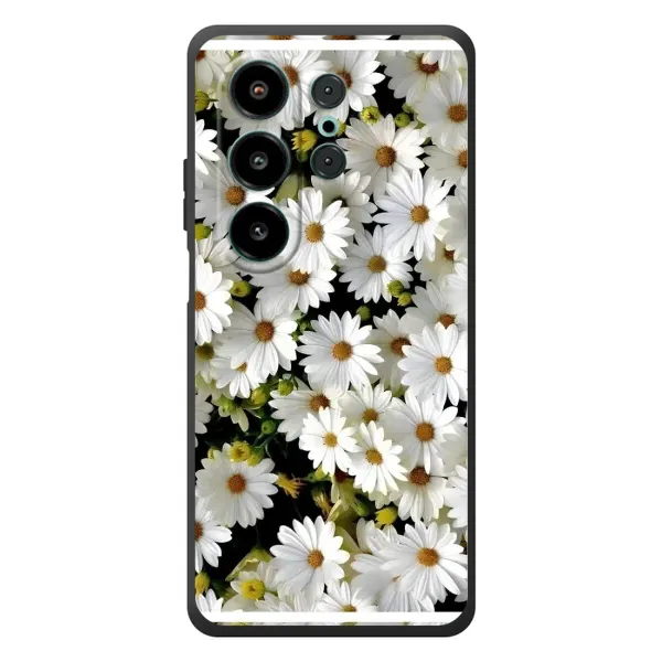 Чехол с рисунком «Рамка в ромашках» для Blackview Wave 10
