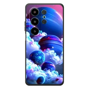 Чехлы КОСМОС для Blackview Wave 10 (Синие планеты)