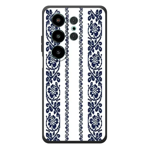 Чехол с рисунком «Синяя вышиванка» для Blackview Wave 10 Чехол с рисунком «Синяя вышиванка» для Blackview Wave 10