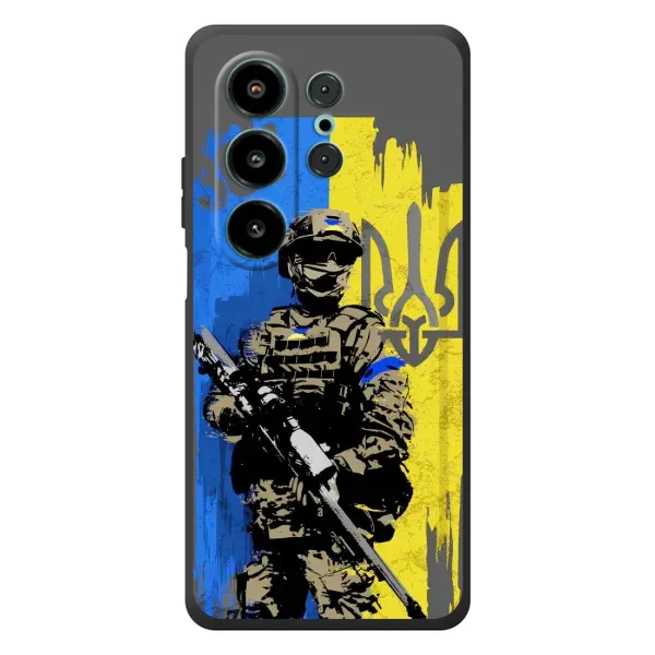 Чехол с рисунком «Солдат ЗСУ» для Blackview Wave 10