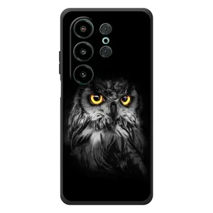 Чехлы с принтом СОВЫ для Blackview Wave 10 (Сова на чёрном)