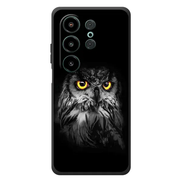 Чехол с рисунком «Сова на чёрном» для Blackview Wave 10 Чехол с рисунком «Сова на чёрном» для Blackview Wave 10