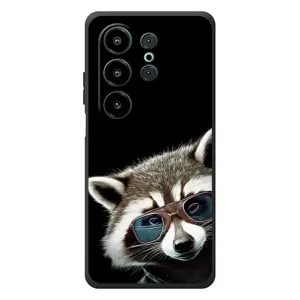 Силиконовый Чехол с Енотами на Blackview Wave 10 (Стильный Енот)