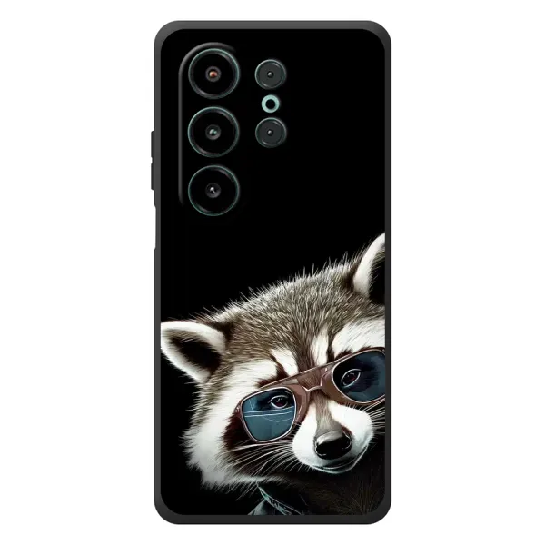 Чехол с рисунком «Стильный Енот» для Blackview Wave 10 Чехол с рисунком «Стильный Енот» для Blackview Wave 10