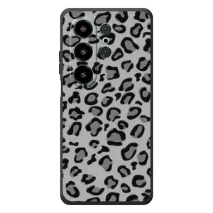 Чехол с леопардовым принтом на Blackview Wave 10 (Темный леопрад)