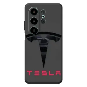 Силиконовый бампер с картинкой машины на Blackview Wave 10 (Logo TESLA)