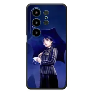 Чохол з картинкою Венсдей на Blackview Wave 10 (Венсдей з парасолькою)