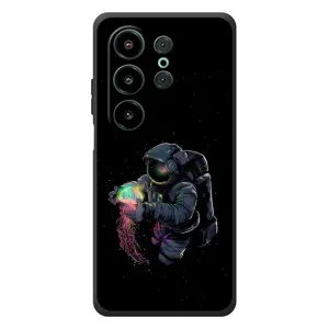Силіконовый Чохол з принтом "Космонавти" на Blackview Wave 10 (В руках земля)