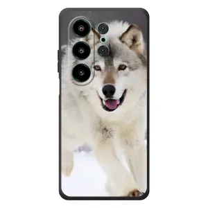 Чехол с Волком на Blackview Wave 10 (Волк на снегу)