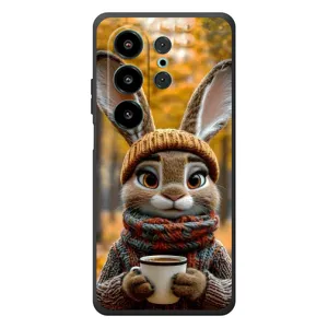 Печатный чехол «Зверята с кофе» для Blackview Wave 10 (Зайчик с кофе)
