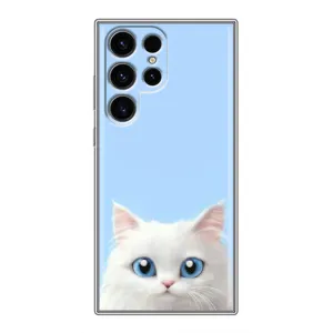 Чехол на тематику: Коты для Blackview Wave 10C (Белый кот)
