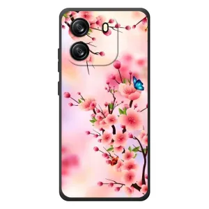 Чохол з картинкою Сакури на Blackview Wave 6C (Метелики на сакурі)