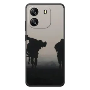 Чехлы на военную тематику для Blackview Wave 6C (Бой солдат)