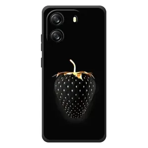 Чохол з зображенням смачної їжі для Blackview Wave 6C (Чорна полуниця)