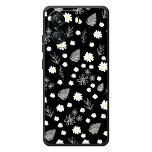 Чохли з тематикою "КВІТИ" на Blackview Wave 6C (цвітіння на чорному)