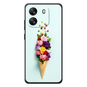 Чохли з тематикою "КВІТИ" на Blackview Wave 6C (Квітка-морозиво)