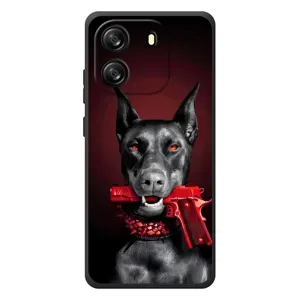 Чехол ДОБЕРМАН для Blackview Wave 6C (Доберман злой)