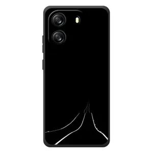 Чехол с картинками на черном фоне для Blackview Wave 6C (Дорога)