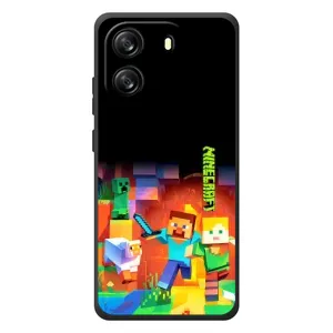 Чехлы для Blackview Wave 6C (Персонажи Майн Крафт) (Герой Майнкрафт)