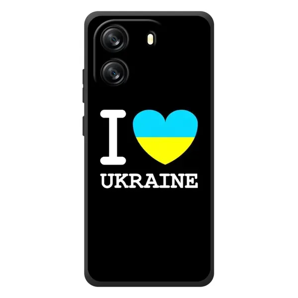 Чехол с рисунком «I Love Ukraine» для Blackview Wave 6C