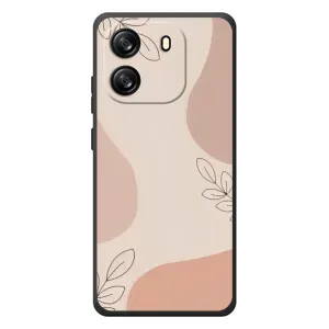 Чохол квітковий дизайн для Blackview Wave 6C (Кориневий фон)