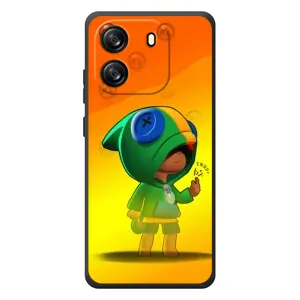 Чехол Бравл Старс для Blackview Wave 6C (LEON в кофте)