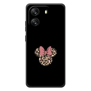 Чехол с леопардовым принтом на Blackview Wave 6C (Леопардовая Минни)