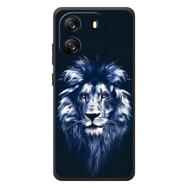 Чехол с рисунком «Лев - синий» для Blackview Wave 6C Чехол с рисунком «Лев - синий» для Blackview Wave 6C
