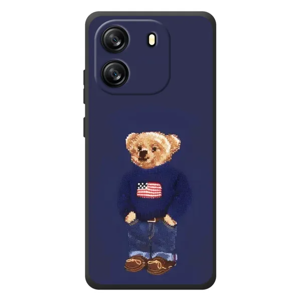Чехол с рисунком «Мишка USA» для Blackview Wave 6C