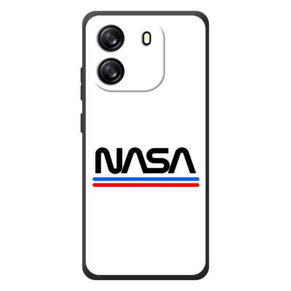 Чехол с рисунком «NASA на белом фоне» для Blackview Wave 6C Чехол с рисунком «NASA на белом фоне» для Blackview Wave 6C