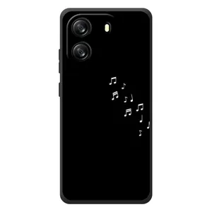 Чохол з картинками на чорному фоні для Blackview Wave 6C (Ноти)