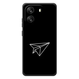 Чохол з картинками на чорному фоні для Blackview Wave 6C (Літак)