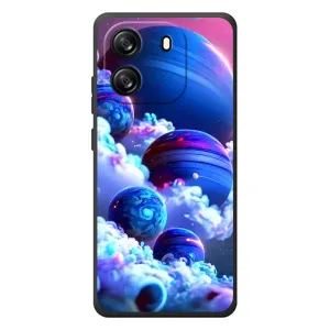 Чехлы КОСМОС для Blackview Wave 6C (Синие планеты)