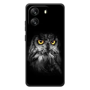 Чехлы с принтом СОВЫ для Blackview Wave 6C (Сова на чёрном)