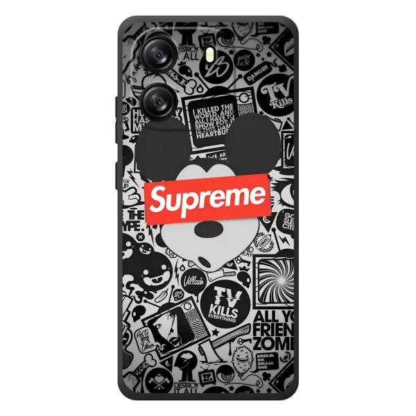 Чехол с рисунком «Supreme Маус» для Blackview Wave 6C Чехол с рисунком «Supreme Маус» для Blackview Wave 6C