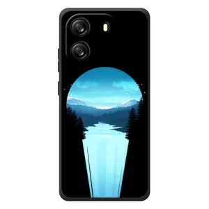 Летний Чехол на Blackview Wave 6C (Синий Водопад)