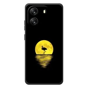 Летний Чехол на Blackview Wave 6C (Желтый Закат)