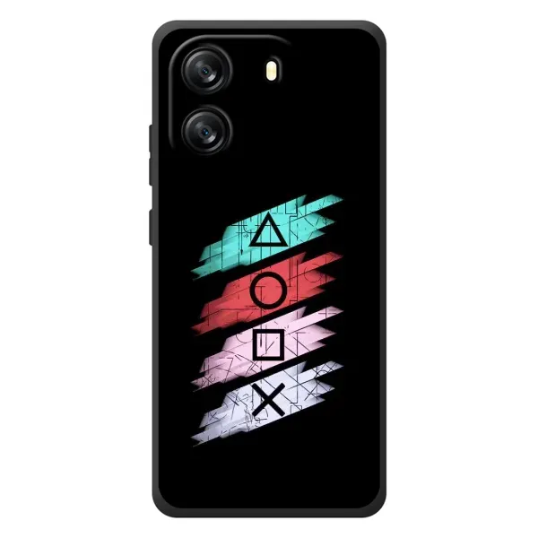 Чехол с рисунком «Значки Sony» для Blackview Wave 6C