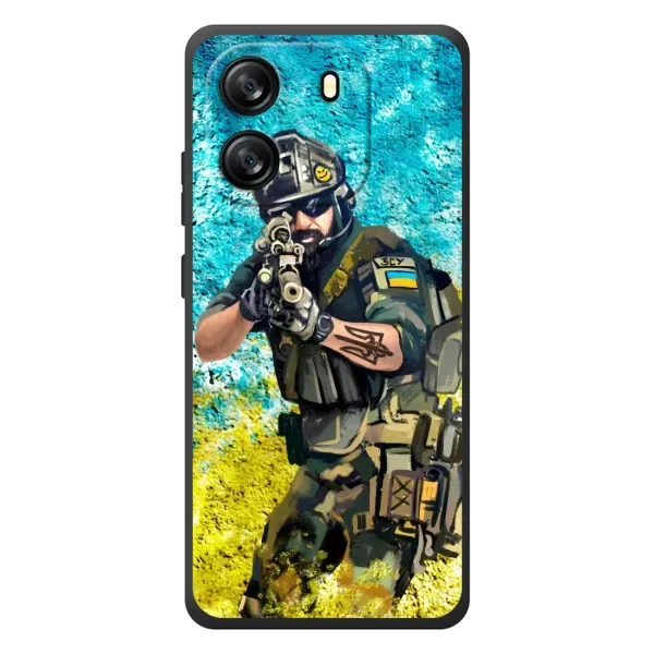 Чехол с рисунком «ЗСУ Воин» для Blackview Wave 6C Чехол с рисунком «ЗСУ Воин» для Blackview Wave 6C