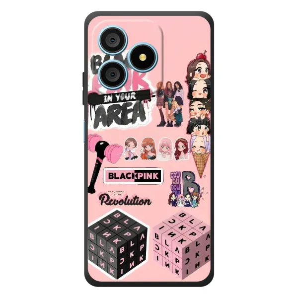 Чехол с рисунком «BLACK PINK коллаж» для Blackview Wave 9C Чехол с рисунком «BLACK PINK коллаж» для Blackview Wave 9C