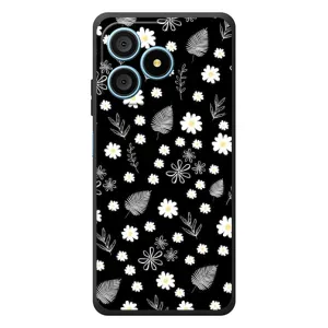 Чехлы с тематикой "ЦВЕТЫ" на Blackview Wave 9C (цветение на чорном)