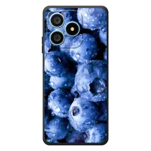 Чехол с изображением вкусной еды для Blackview Wave 9C (Голубика)