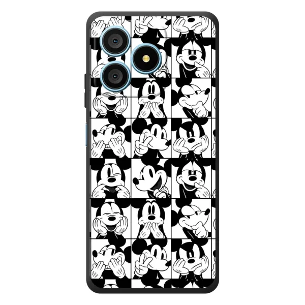 Чохол з малюнком «Колаж Микки Маус» для Blackview Wave 9C Чохол з малюнком «Колаж Микки Маус» для Blackview Wave 9C