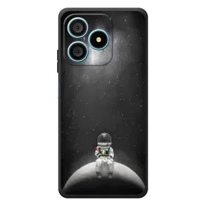 Силиконовый Чехол с принтом "Космонавты" на Blackview Wave 9C (Космонавт романтик)