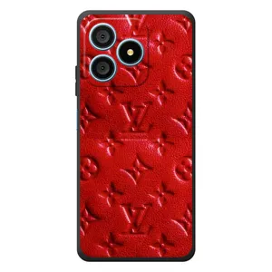 Текстурный Чехол Louis Vuitton для Блэквью Вейв 9С (Красный ЛВ)