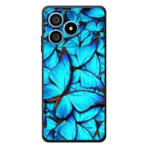 Силиконовый бампер с картинкой животных для Blackview Wave 9C (Крылья бабочек)