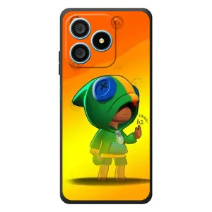 Чехол Бравл Старс для Blackview Wave 9C (LEON в кофте)