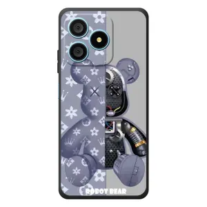 Силиконовый чехол для Blackview Wave 9C (Медведь Louis Vuitton)