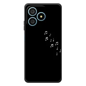 Чохол з картинками на чорному фоні для Blackview Wave 9C (Ноти)