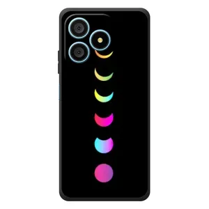 Чехол (ТПУ) с планетами на Blackview Wave 9C (Полнолуние)